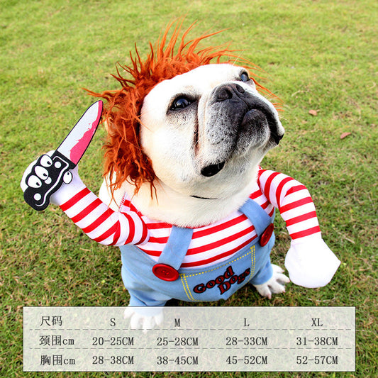 Halloween Chucky Costume for dogs